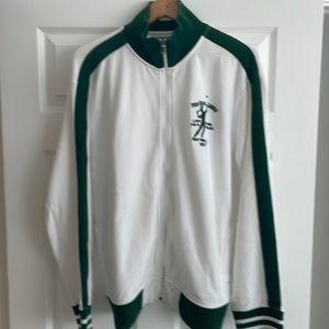 Polo by Ralph Lauren white with green tennis jacket mint condition XL